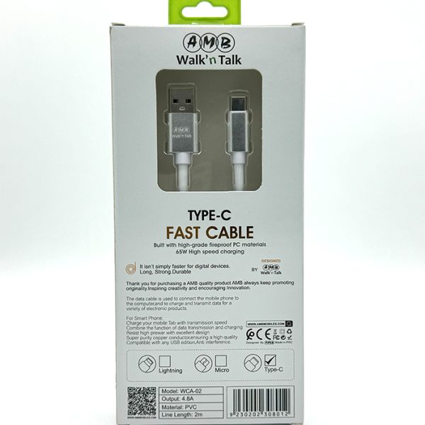 amb type c fast charging cable