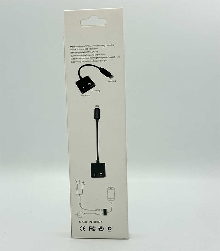 apple dual lightning audio charge adapter