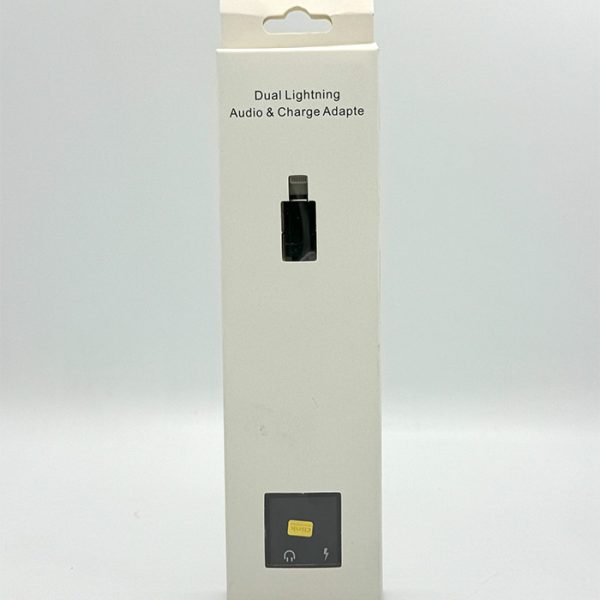 apple dual lightning audio charge connector