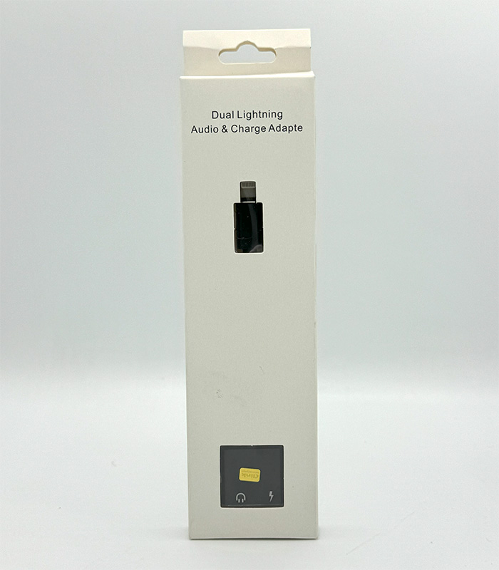 apple dual lightning audio charge connector