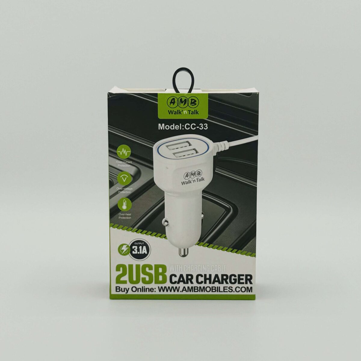 amb car charger cc 33 in car