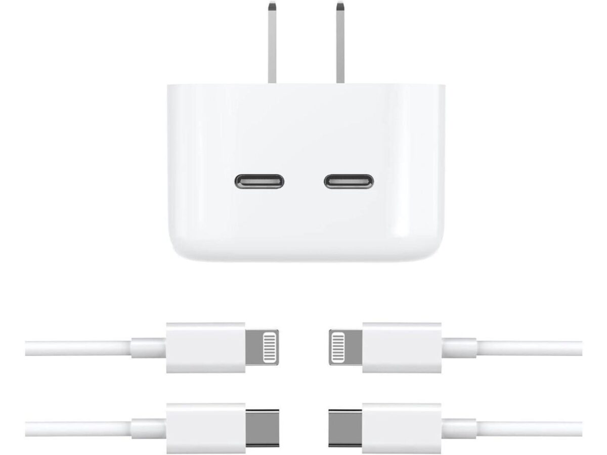 iphone 14 pro 50w usb c c power adapter top view 1