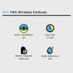 m10 tws wireless bluetooth earbuds pakistan priceoye 6b80w 500x500